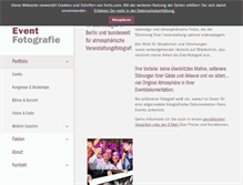 Tablet Screenshot of eventfotografie.de